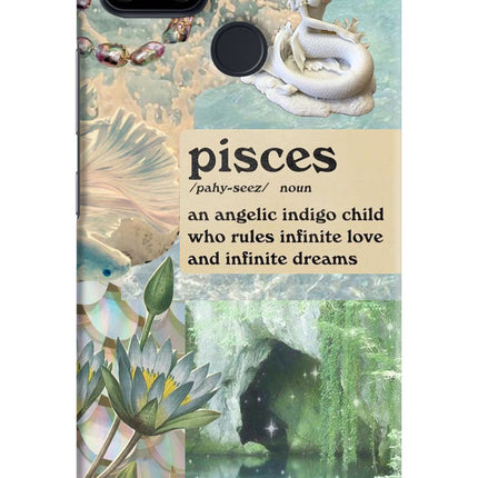 Pisces Zodiac Realme Narzo 30A Hard Case Back Cover by Casekaro