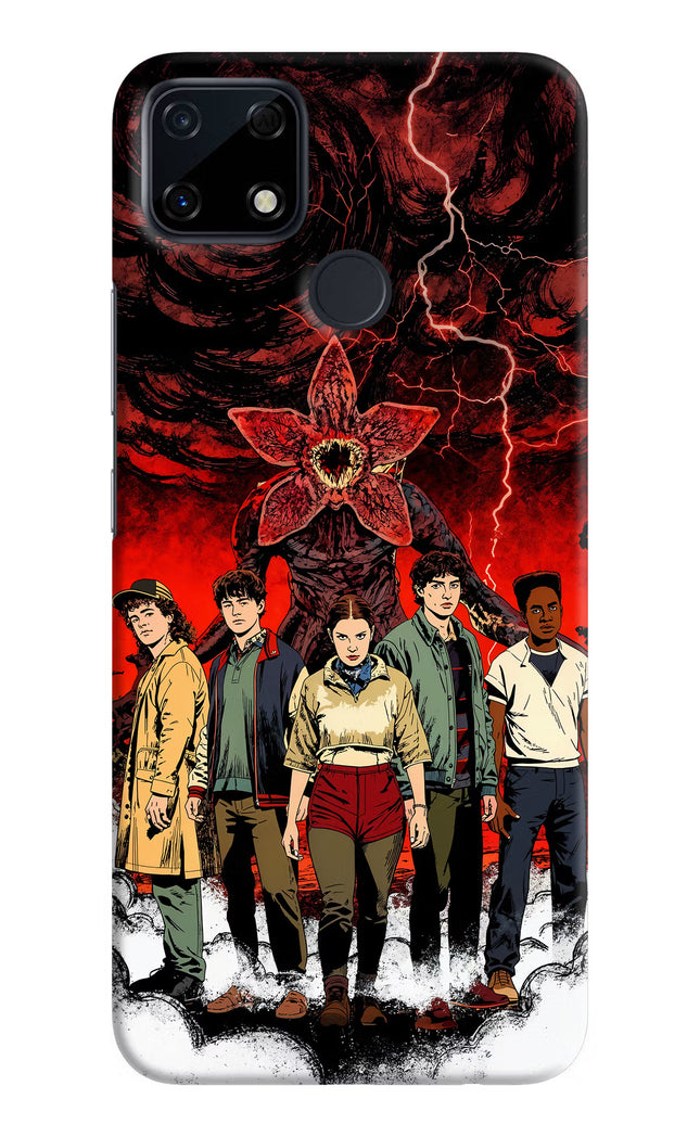 Ordinary Things Characters Realme Narzo 30A Hard Case Back Cover by Casekaro