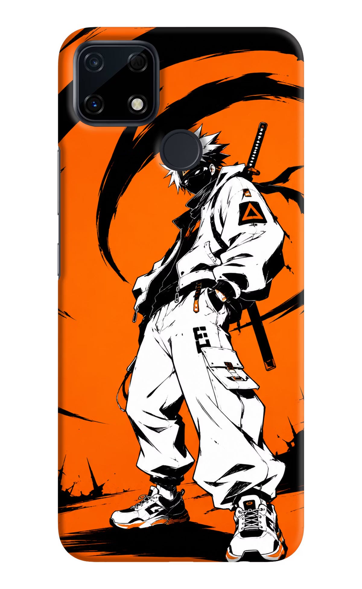 Street Samurai  Realme Narzo 30A Hard Case Back Cover by Casekaro