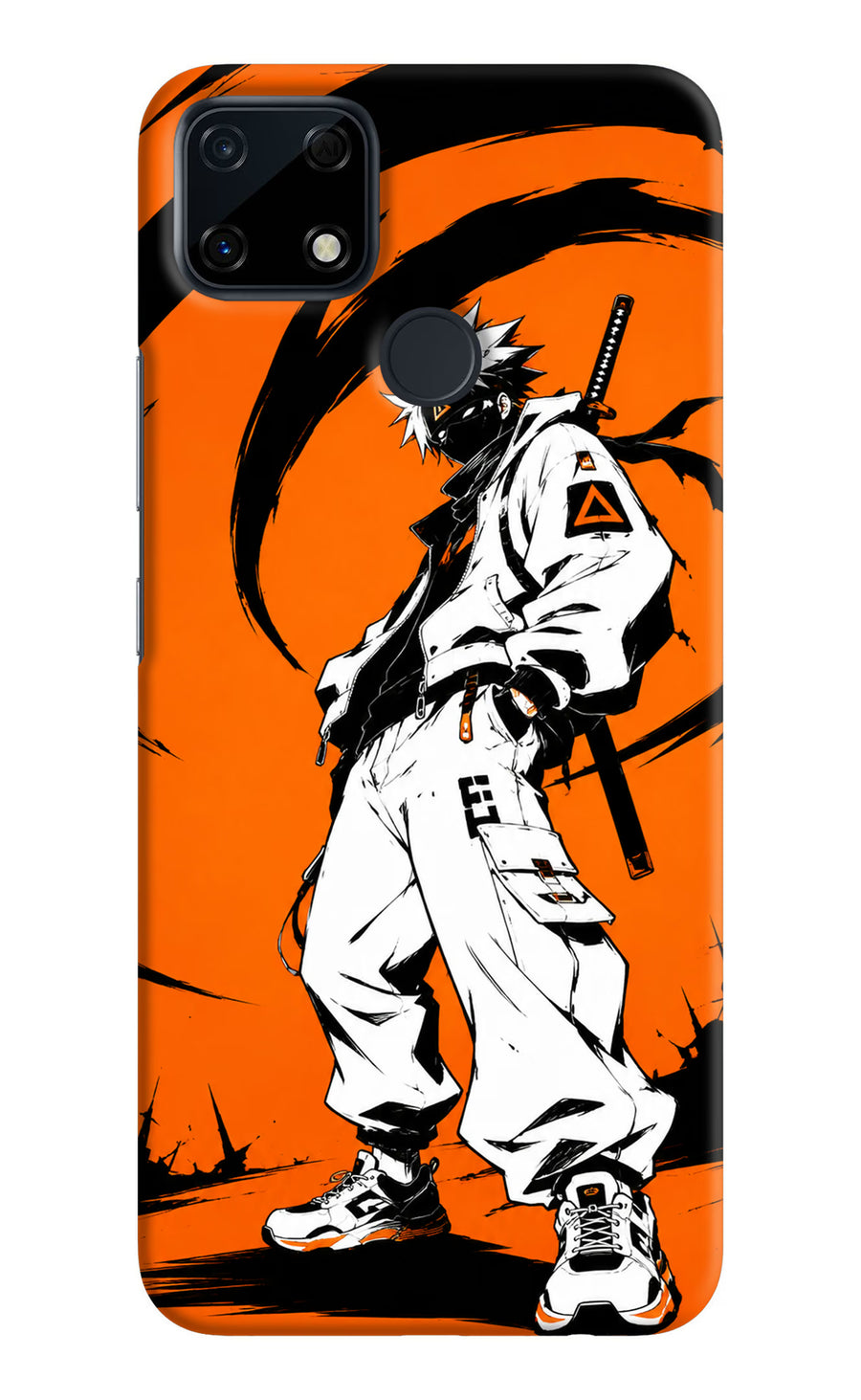 Street Samurai  Realme Narzo 30A Back Cover, Hard case