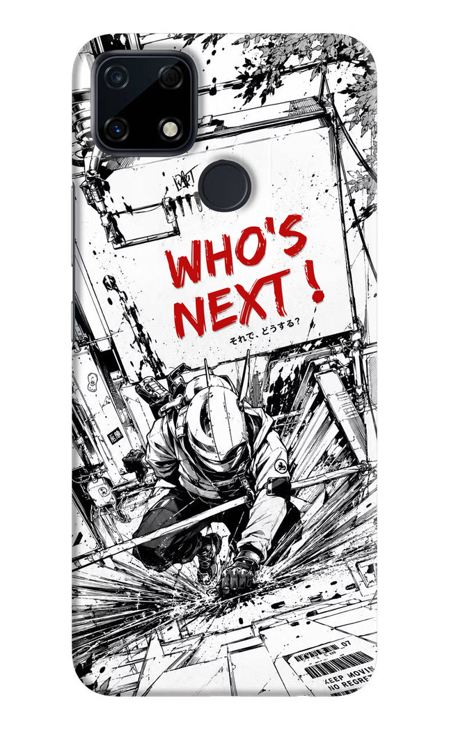 Who's Next Realme Narzo 30A Hard Case Back Cover by Casekaro