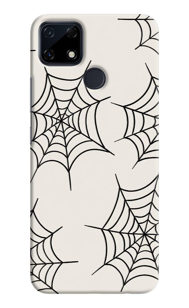 Spider Web Realme Narzo 30A Hard Case Back Cover by Casekaro