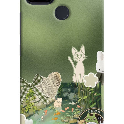 Aesthetic anime Realme Narzo 30A Hard Case Back Cover by Casekaro