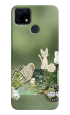 Aesthetic anime Realme Narzo 30A Hard Case Back Cover by Casekaro