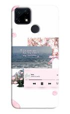 Wave to earth Realme Narzo 30A Hard Case Back Cover by Casekaro