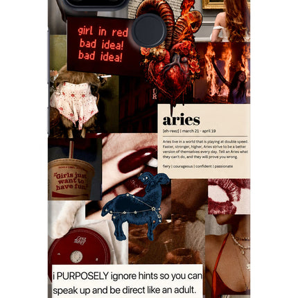 Zodiac Aries Realme Narzo 30A Hard Case Back Cover by Casekaro