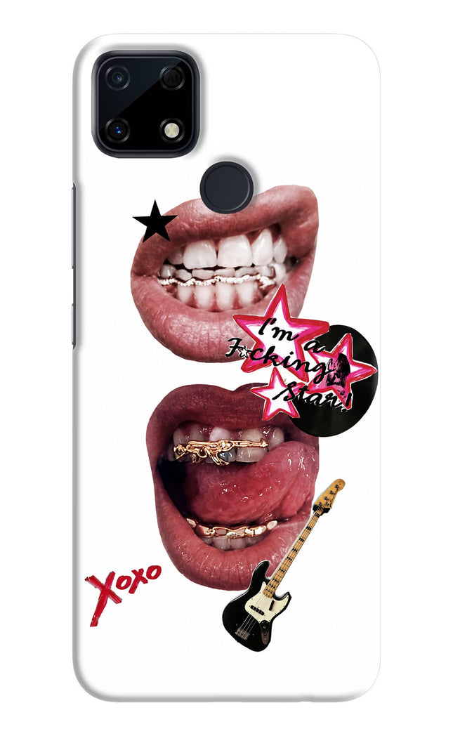 Rockstar Realme Narzo 30A Hard Case Back Cover by Casekaro