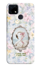Pretty Mind Pretty Soul Realme Narzo 30A Hard Case Back Cover by Casekaro