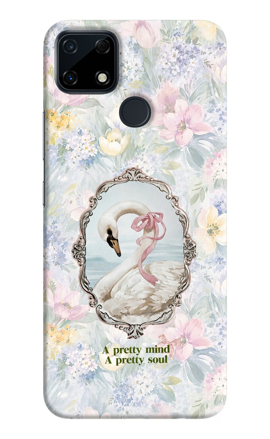 Pretty Mind Pretty Soul Realme Narzo 30A Back Cover, Hard case