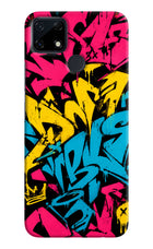 Graffiti Vibe Realme Narzo 30A Hard Case Back Cover by Casekaro