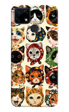 Cool Cat Realme Narzo 30A Hard Case Back Cover by Casekaro