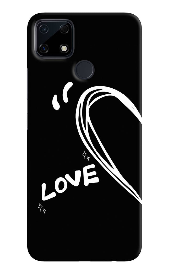 Love Line Realme Narzo 30A Hard Case Back Cover by Casekaro