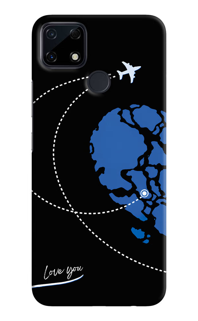 Love Orbit Realme Narzo 30A Hard Case Back Cover by Casekaro