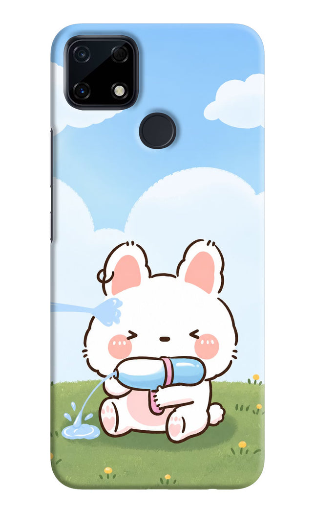 Bunny Treat Realme Narzo 30A Hard Case Back Cover by Casekaro