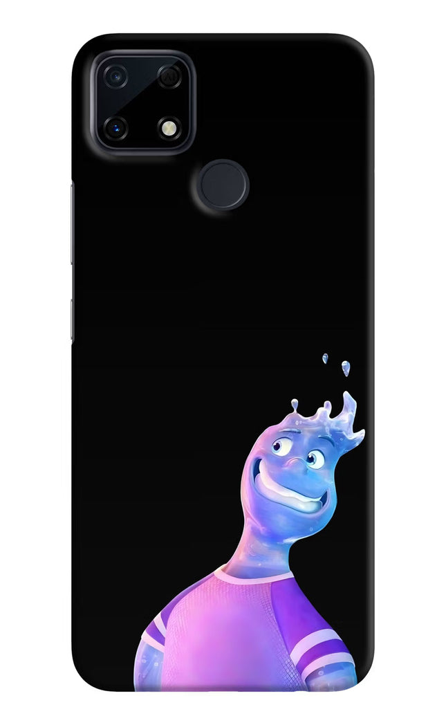 Wade Wave Realme Narzo 30A Hard Case Back Cover by Casekaro