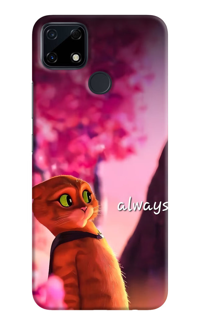 Always Cat Realme Narzo 30A Hard Case Back Cover by Casekaro