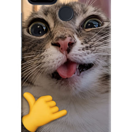 Silly Cat Call Realme Narzo 30A Hard Case Back Cover by Casekaro