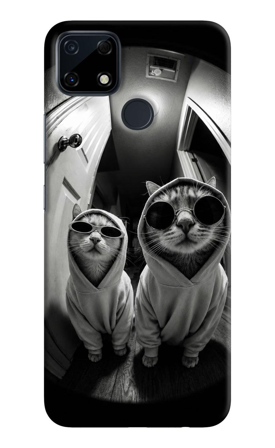 Hood Cats Realme Narzo 30A Back Cover, Hard case