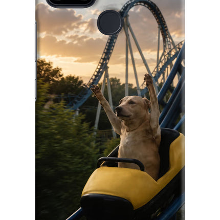 Rollercoaster Dog Realme Narzo 30A Hard Case Back Cover by Casekaro