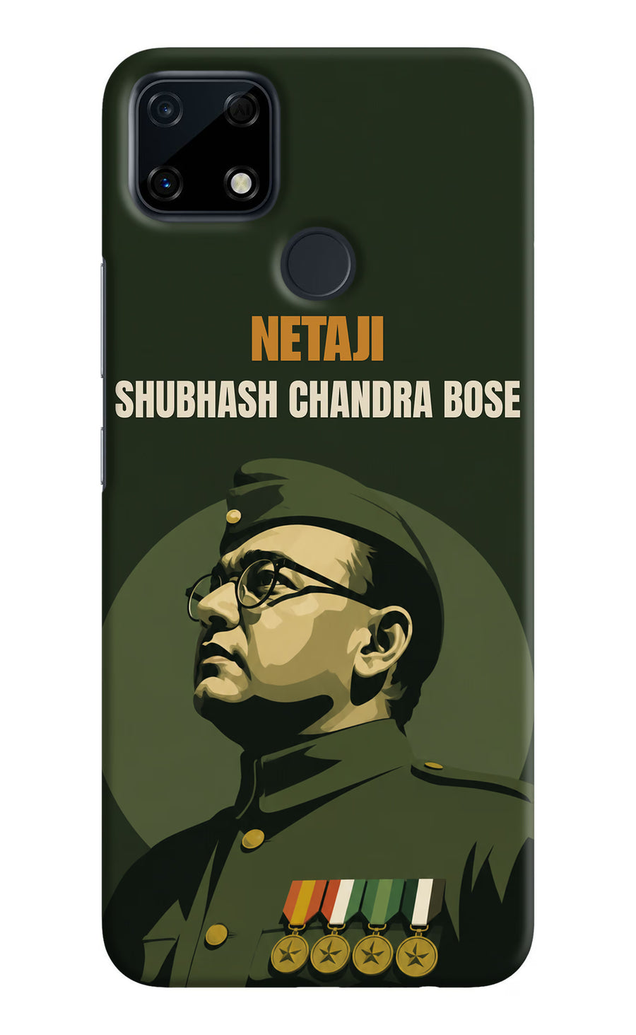Netaji Legacy Realme Narzo 30A Back Cover, Hard case