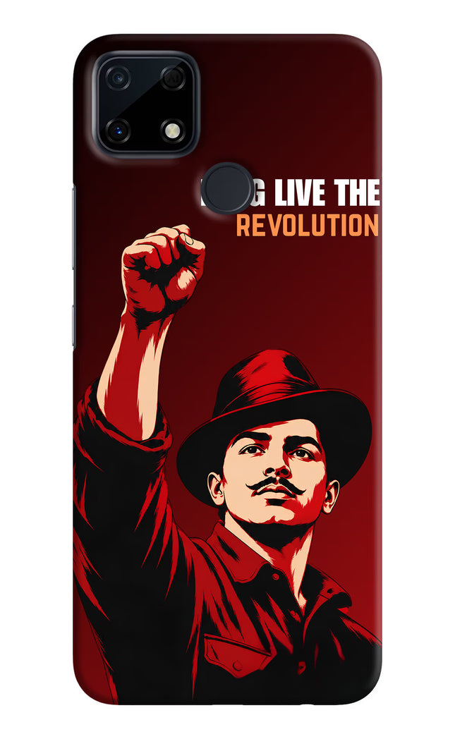 Bhagat Singh Revolution Realme Narzo 30A Hard Case Back Cover by Casekaro