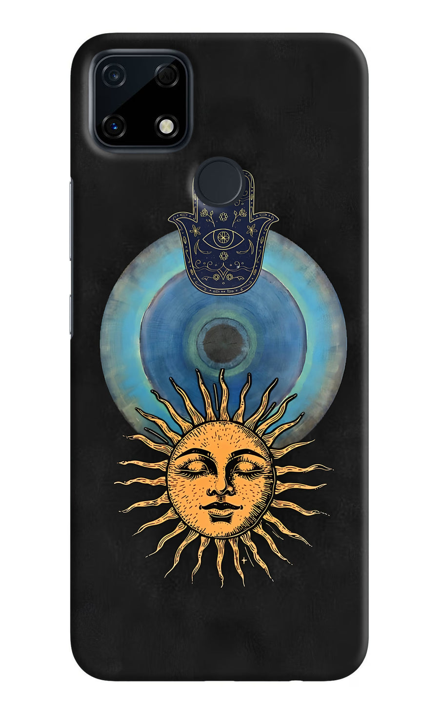 Divine Sun Realme Narzo 30A Back Cover, Hard case