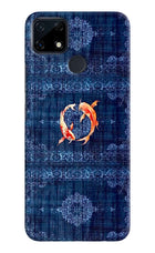 Koi Blue Realme Narzo 30A Back Cover