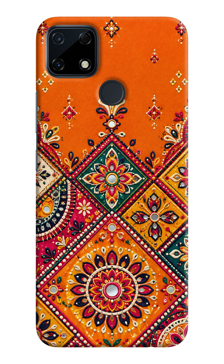 Kutch Glow Realme Narzo 30A Back Cover, Hard case