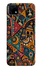 Folk Print Realme Narzo 30A Back Cover
