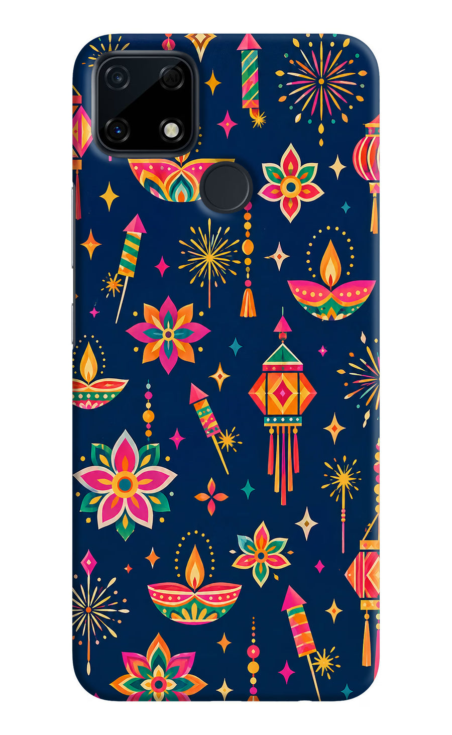 Festive Pop Realme Narzo 30A Back Cover, Hard case