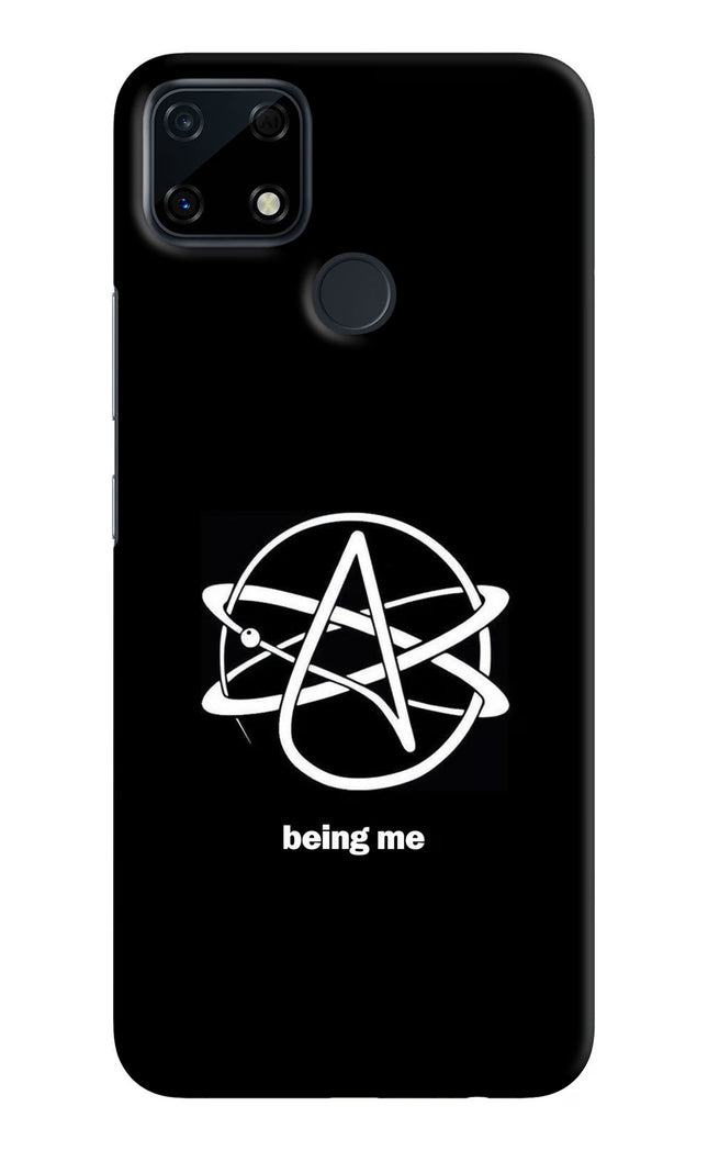 Atheist Symbol Realme Narzo 30A Hard Case Back Cover by Casekaro