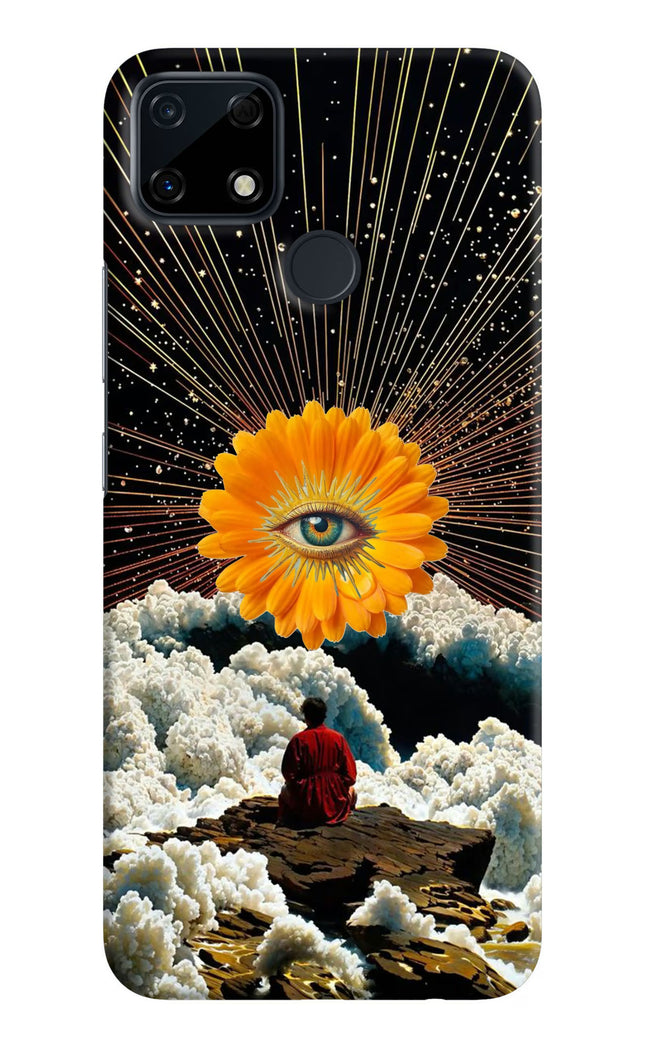 Cosmic Flower Realme Narzo 30A Hard Case Back Cover by Casekaro