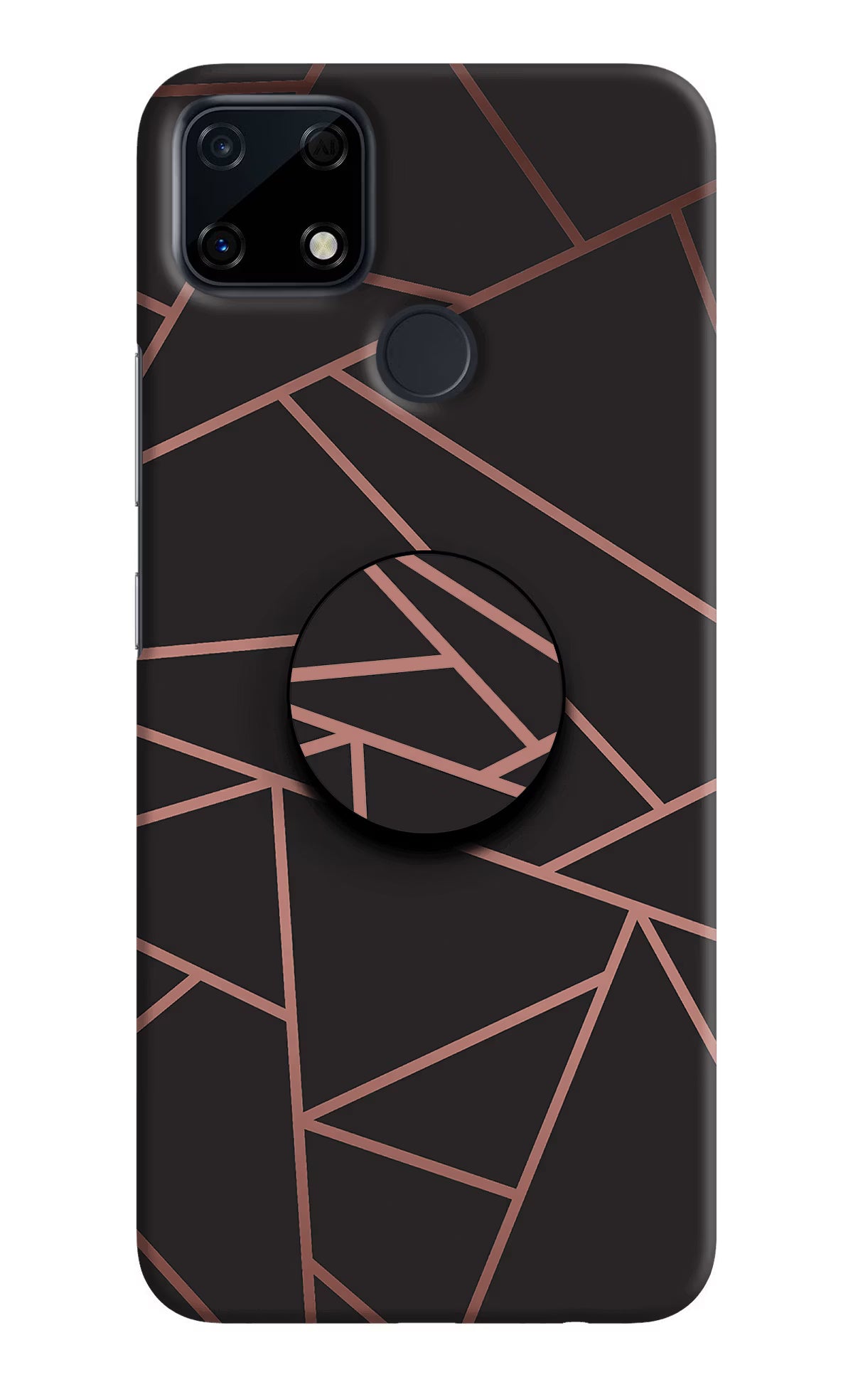 Geometric Pattern Realme Narzo 30A Pop Case by Casekaro