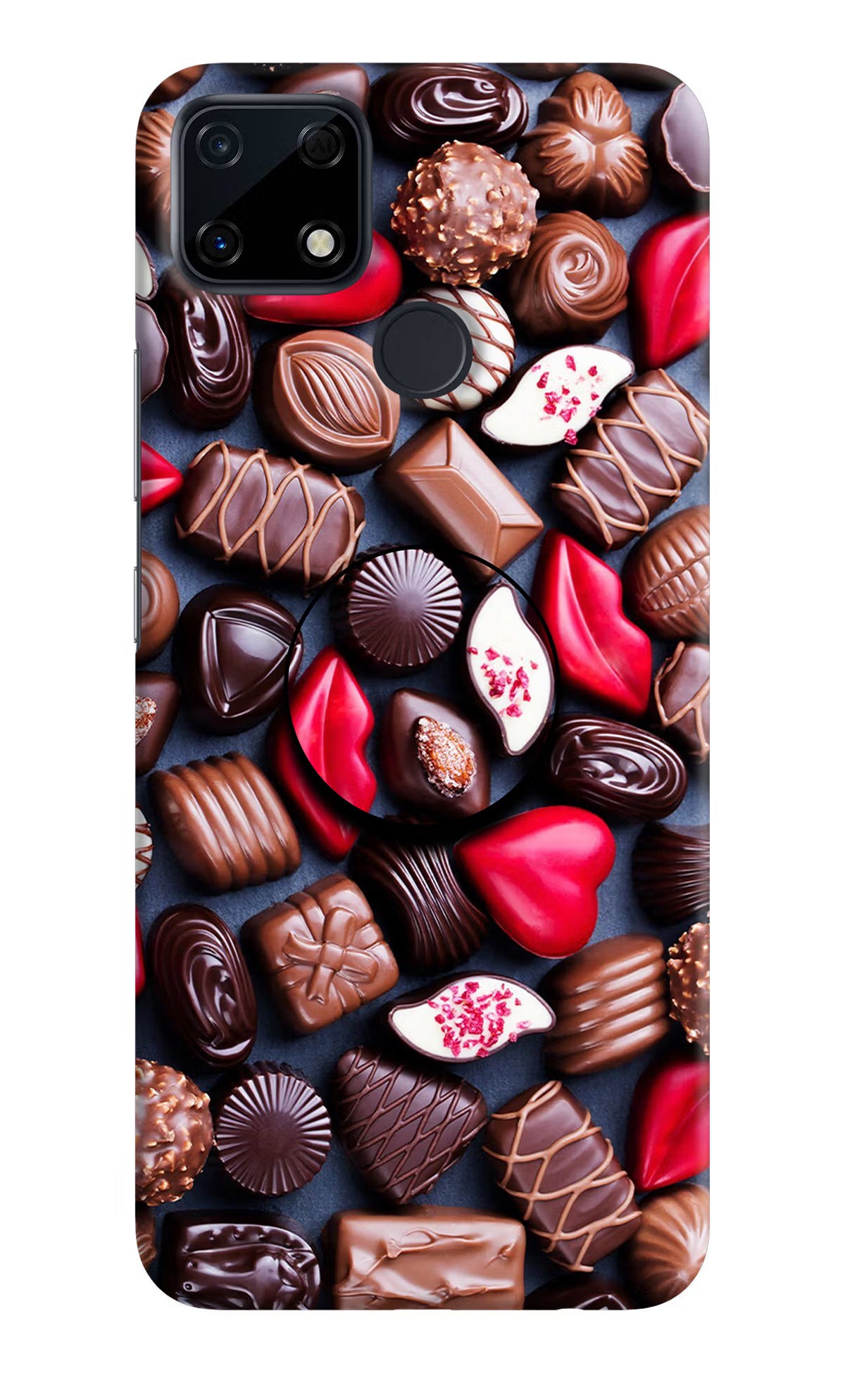 Chocolates Realme Narzo 30A Pop Case by Casekaro