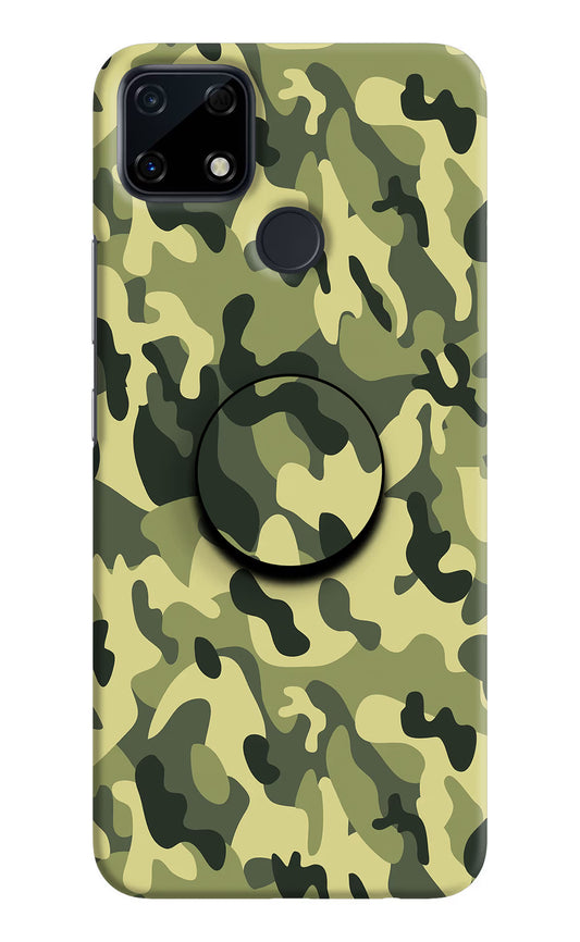 Camouflage Realme Narzo 30A Pop Case by Casekaro