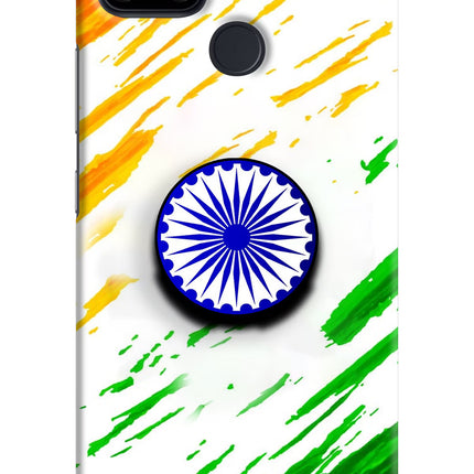 Indian Flag Ashoka Chakra Realme Narzo 30A Pop Case by Casekaro