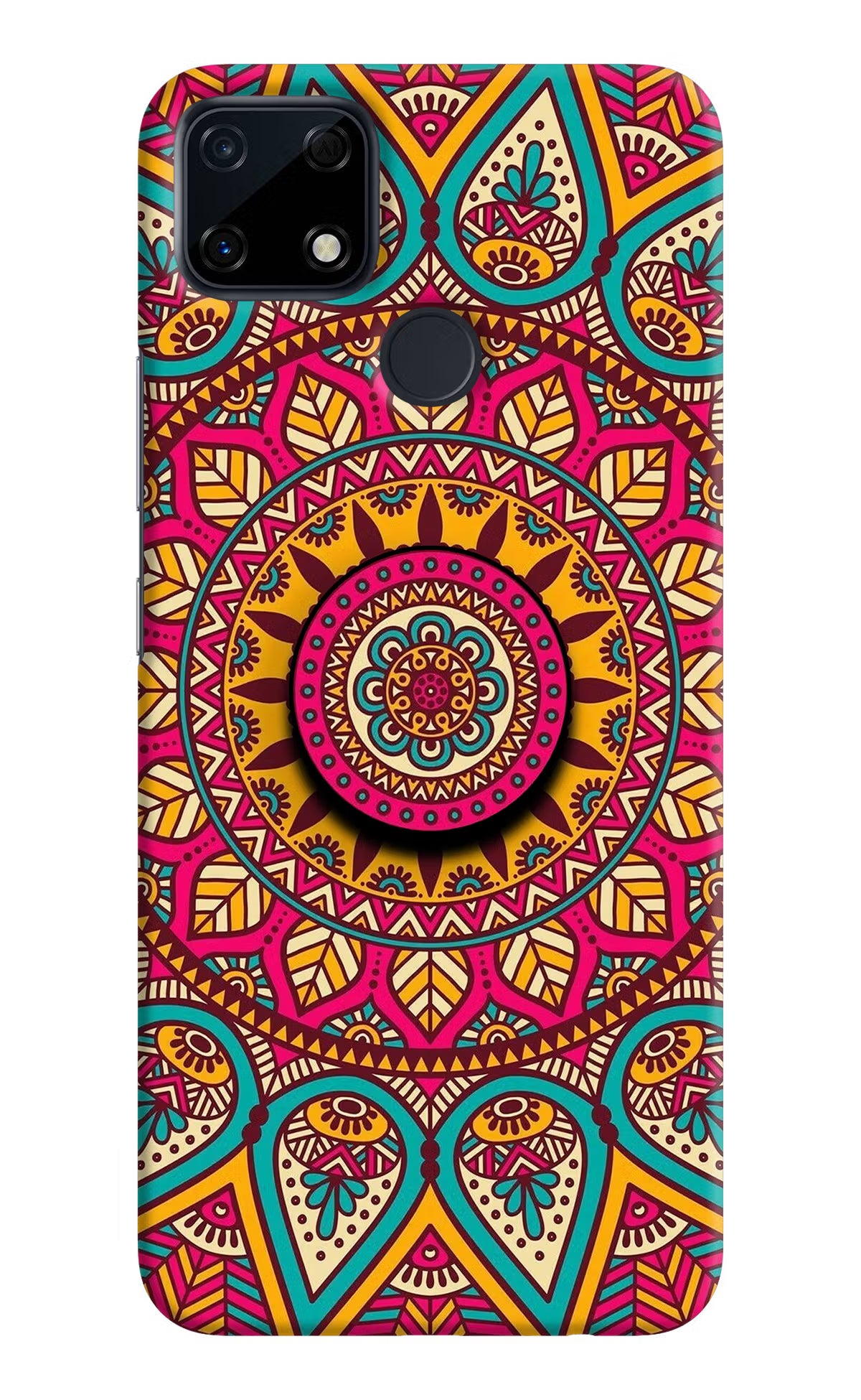 Mandala Realme Narzo 30A Pop Case by Casekaro