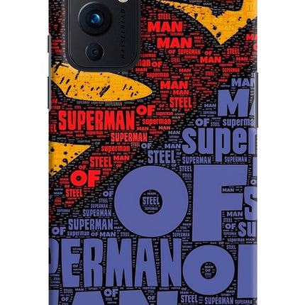 Superman Oneplus 9 Hard Case Back Cover by Casekaro