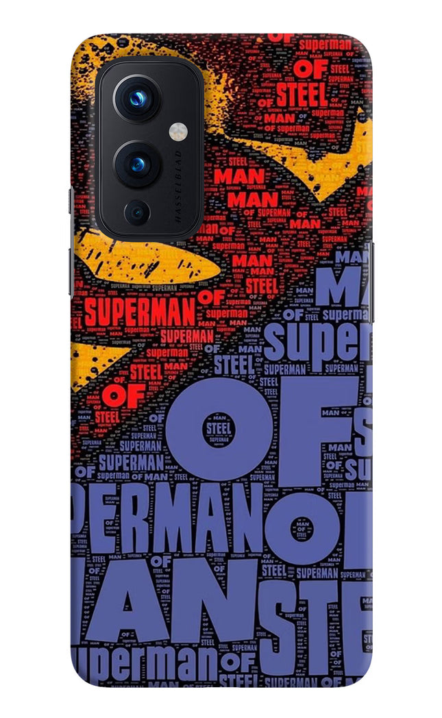 Superman Oneplus 9 Hard Case Back Cover by Casekaro