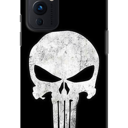 Punisher Skull Oneplus 9 Hard Case Back Cover by Casekaro