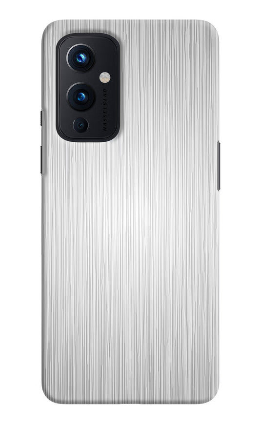 Wooden Grey Texture Oneplus 9 Hard Case Back Cover by Casekaro