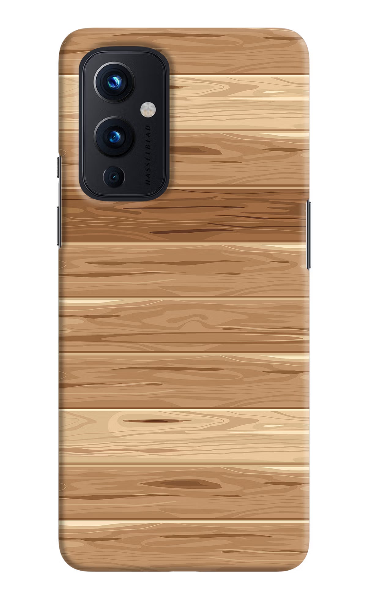 Wooden Vector Oneplus 9 Hard Case Back Cover by Casekaro