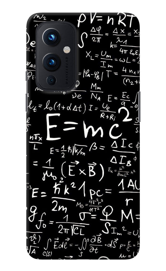 Physics Albert Einstein Formula Oneplus 9 Back Cover