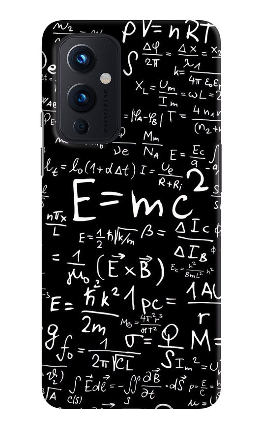 Physics Formula Oneplus 9 Hard Case Back Cover by Casekaro