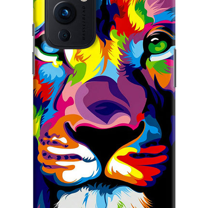 Lion Oneplus 9 Hard Case Back Cover by Casekaro