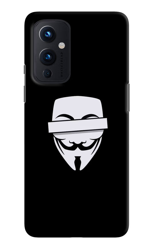 Anonymous Face Oneplus 9 Hard Case Back Cover by Casekaro