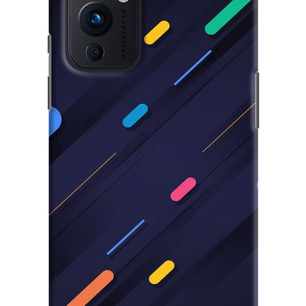 Abstract Design Oneplus 9 Hard Case Back Cover by Casekaro