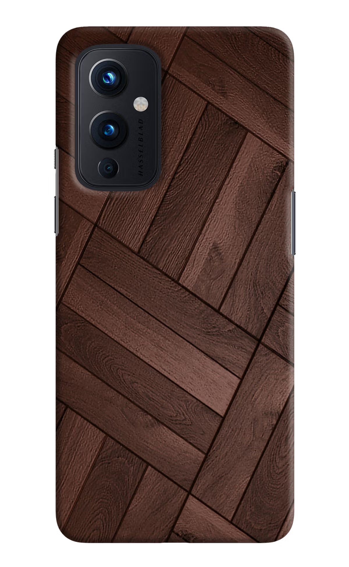 Wooden Texture Design Oneplus 9 Hard Case Back Cover by Casekaro