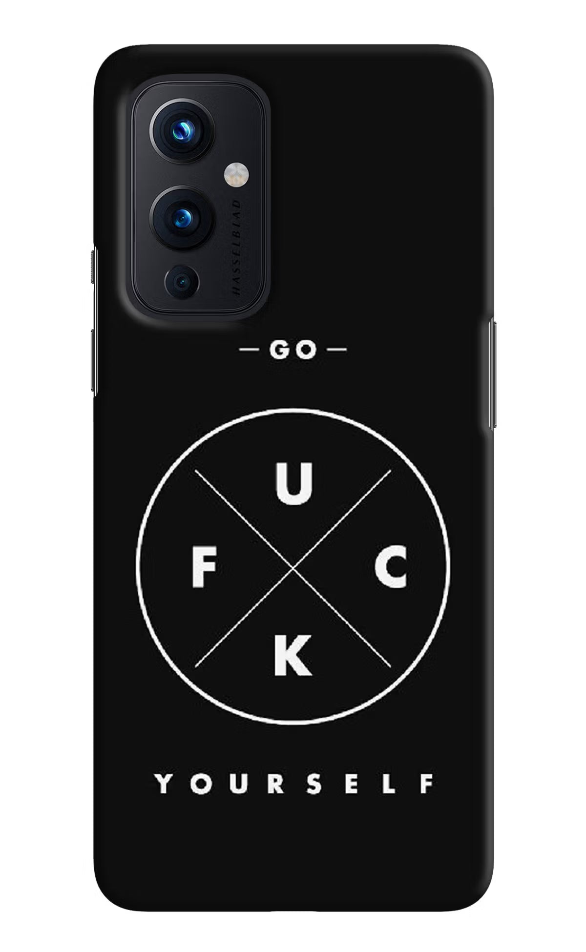 Go Fuck Yourself Oneplus 9 Hard Case Back Cover by Casekaro