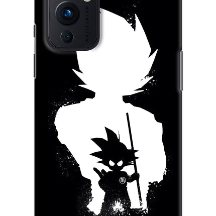 Goku Shadow Oneplus 9 Hard Case Back Cover by Casekaro